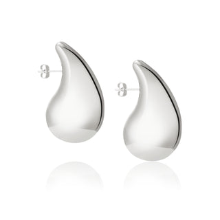 Viral Drop Earrings Silver XLarge