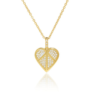 Full Love Necklace Pave