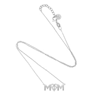 Mom Necklace Silver