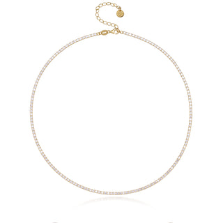 Tennis Necklace Gold